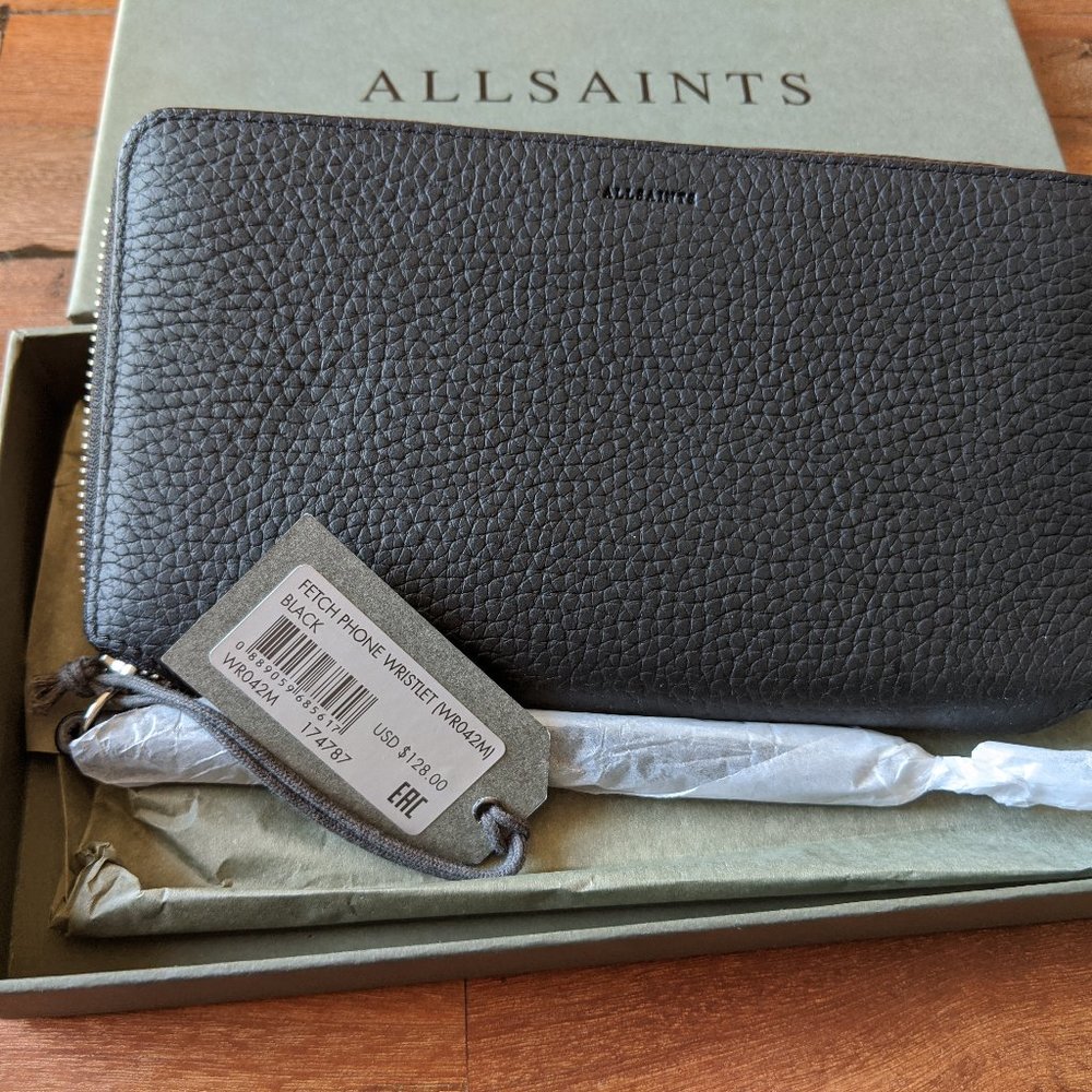ALL SAINTS Fetch Phone Wristlet Wallet